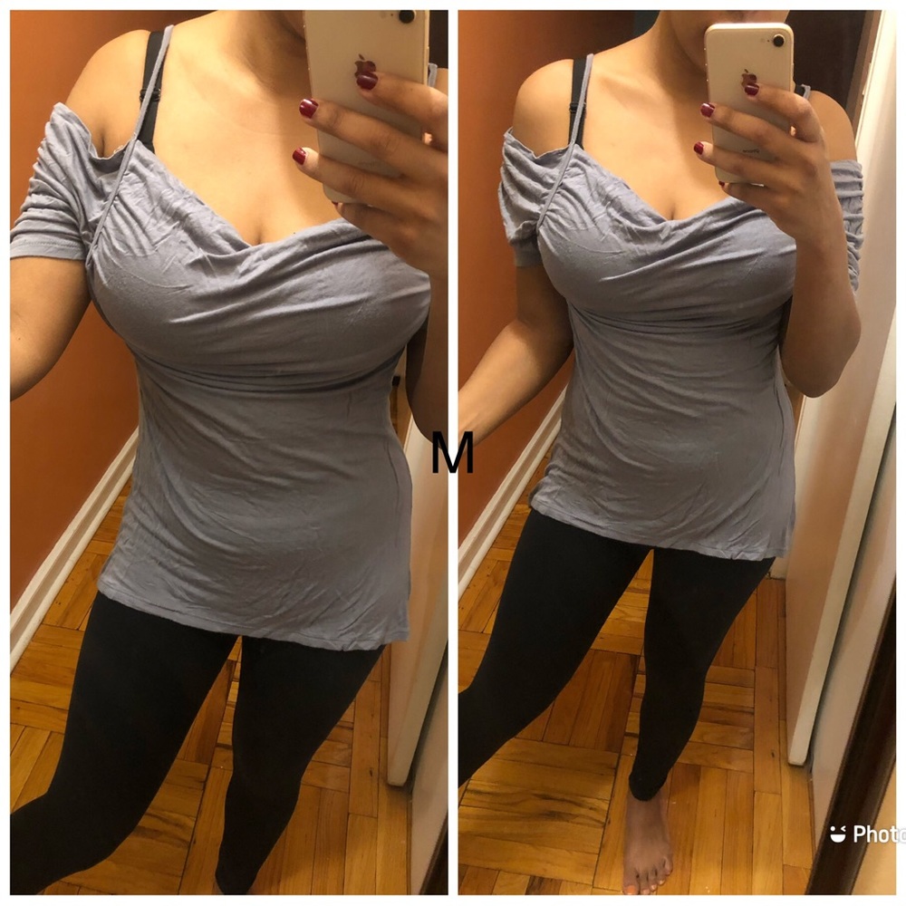 Cold shoulder blouse